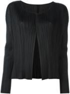 Pleats Please By Issey Miyake Ribbed V-neck Cardigan