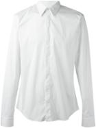 Givenchy Classic Long Sleeve Shirt, Men's, Size: 40, White, Cotton/polyamide/spandex/elastane