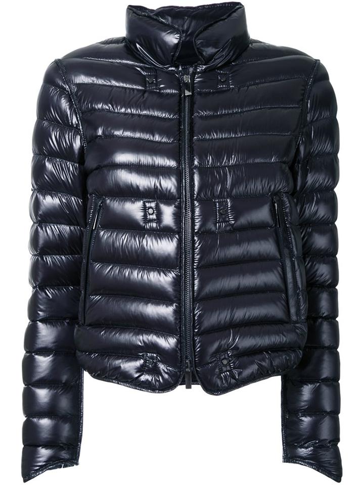 Kru Stand-up Collar Puffer Jacket, Women's, Size: Medium, Black, Polyester