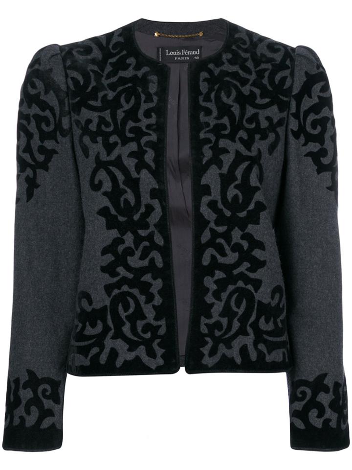 Louis Feraud Vintage Baroque Jacket - Grey