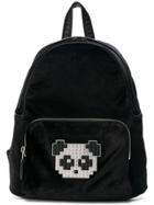 Les Petits Joueurs Panda Backpack - Black