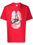 Supreme Guts Print T-shirt - Red