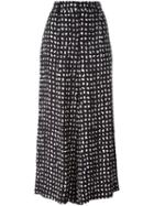Christian Wijnants Polka Dot Wide-leg Trousers, Women's, Size: 38, Black, Viscose