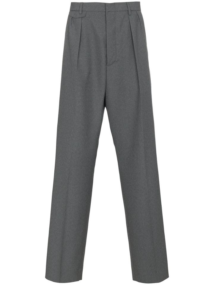 Gucci Tailored Wool Trousers - Grey