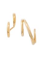 Charlotte Chesnais Triplet And Curl Earring - Gold