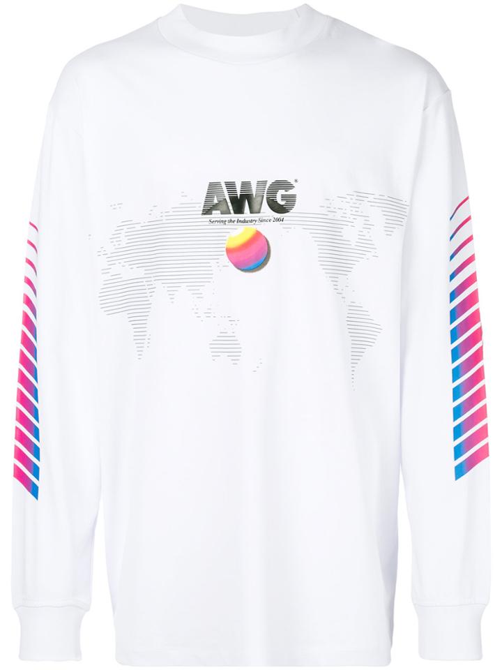 Alexander Wang Awg Long Sleeve T-shirt - White