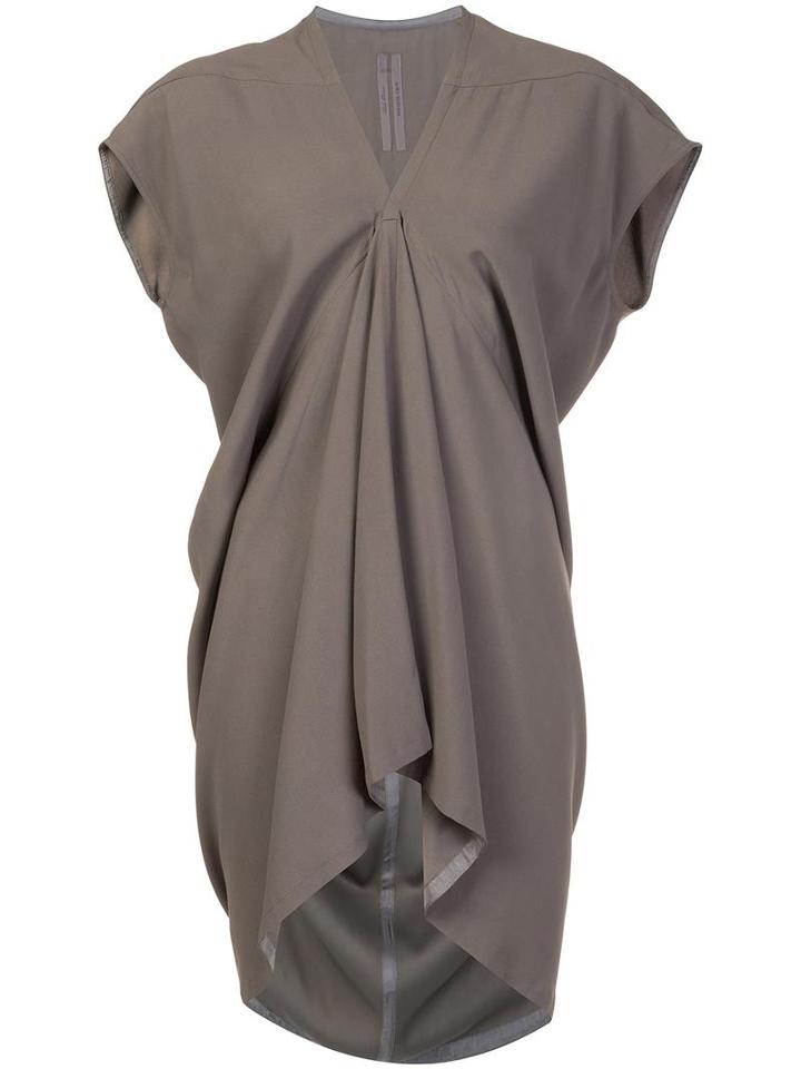 Rick Owens 'carapace Kite' Tunic, Women's, Size: 40, Grey, Acetate/viscose