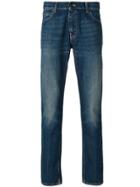Pt05 Stonewashed Slim-fit Jeans - Black