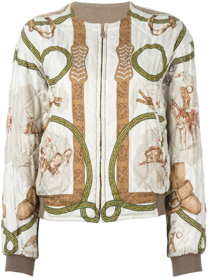 Hermès Vintage Reversible Printed Jacket