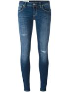 Dondup 'lambda' Jeans, Women's, Size: 29, Blue, Cotton/spandex/elastane