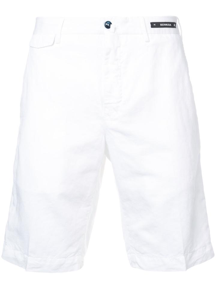 Pt01 Classic Chino Shorts - White