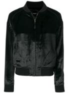 J Brand Velvety Bomber Jacket - Black