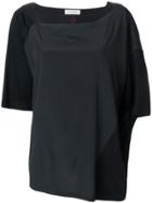 A.f.vandevorst Oversized Colour Block T-shirt - Black