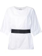 Maticevski Belted Blouse - White