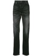 Saint Laurent Low-waisted Jeans - Black