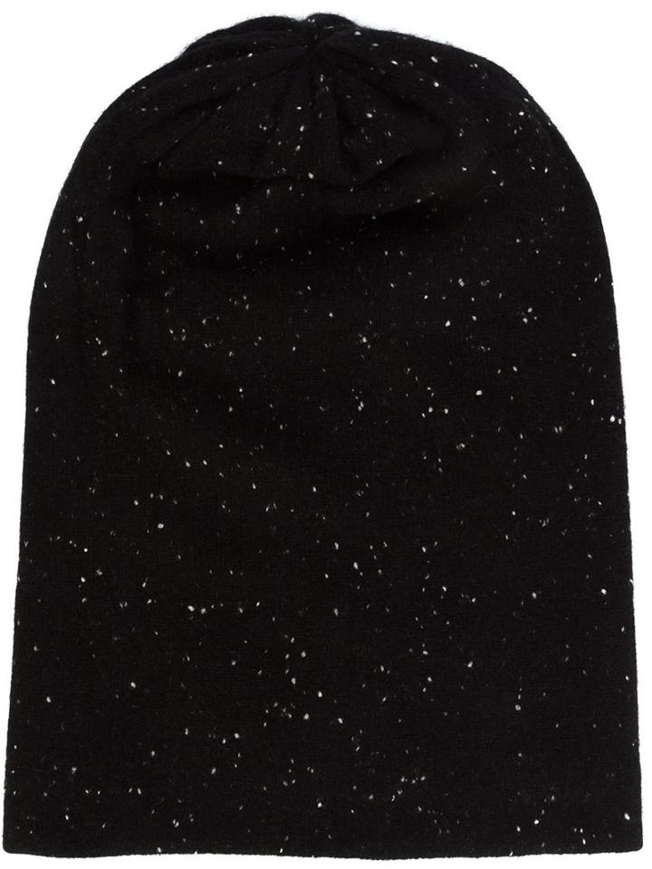 Thomas Wylde Cashmere 'deadhead' Beanie, Women's, Black, Cashmere