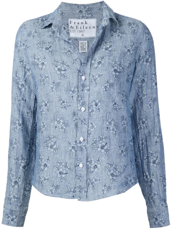 Frank & Eileen 'barry' Floral Print Shirt