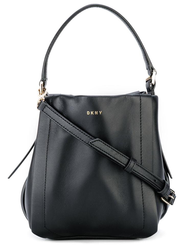 Dkny Bucket Tote Bag, Women's, Black, Leather