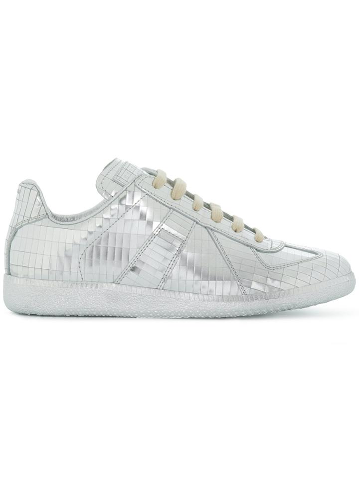 Maison Margiela Metallic Replica Sneakers - Grey