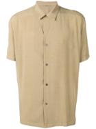 Nuur Plain Shirt, Men's, Size: 48, Nude/neutrals, Viscose