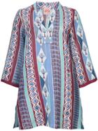 Le Sirenuse Striped Multiprint Dress - Multicolour
