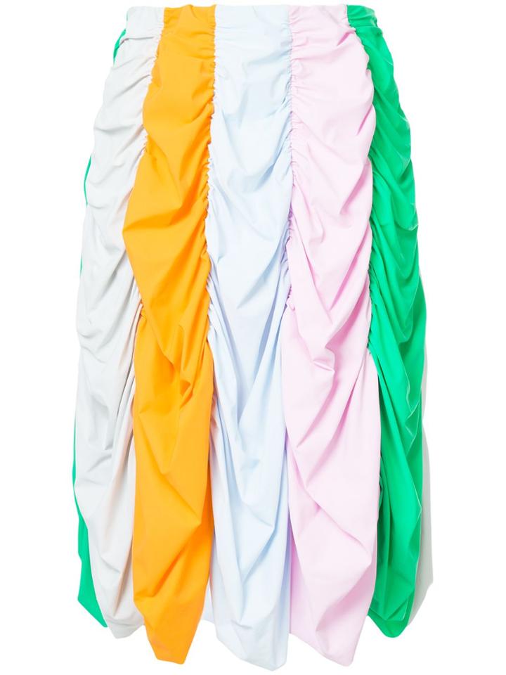 Paskal Ruched Prachute-style Skirt - Multicolour