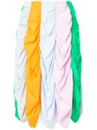Paskal Ruched Prachute-style Skirt - Multicolour