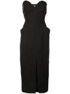 Mara Hoffman Strapless Midi Dress - Black