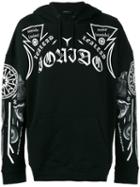 Marcelo Burlon County Of Milan Printed Hooded Sweatshirt, Men's, Size: Xxs, Black, Cotton