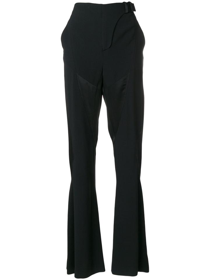 Versace Flute Cuff Trousers - Black