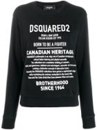 Dsquared2 Brand Description Print Sweater - Black