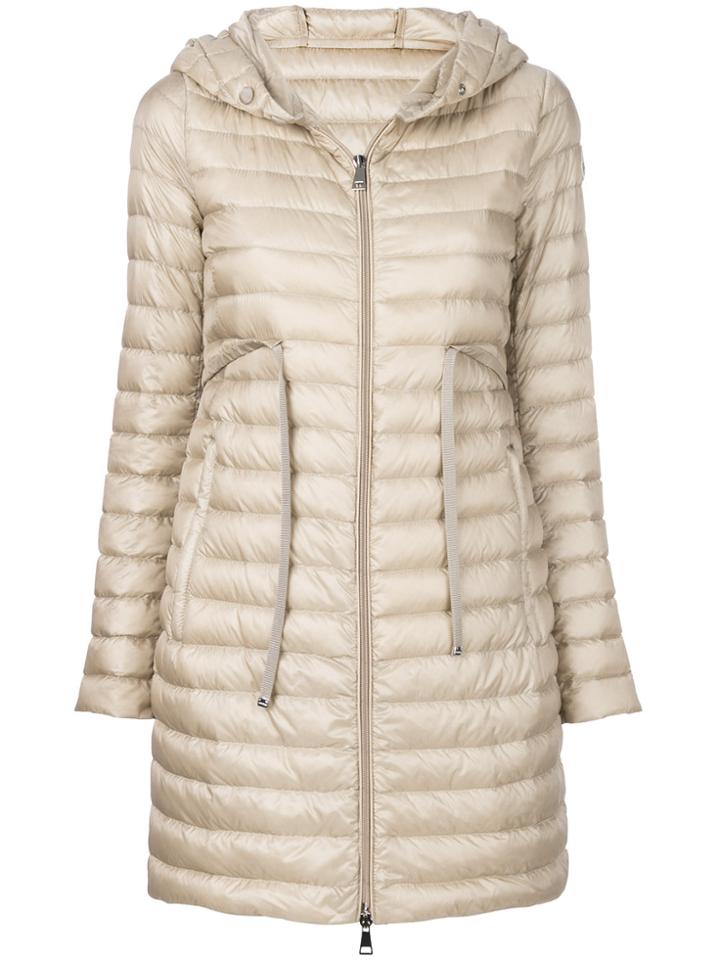 Moncler Barbel Padded Coat - Nude & Neutrals