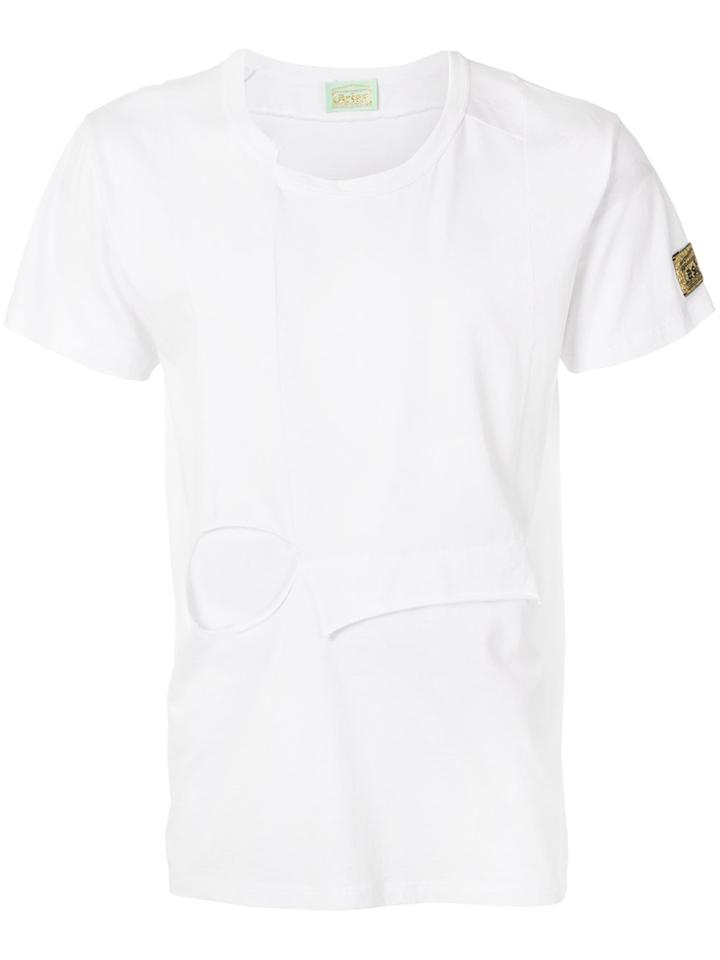 Aries Cut-out T-shirt - White