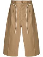 Maison Margiela Drawstring Tailored Shorts - Brown