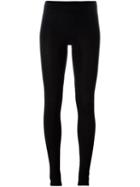Mm6 Maison Margiela Classic Leggings, Women's, Size: Medium, Black, Viscose/spandex/elastane