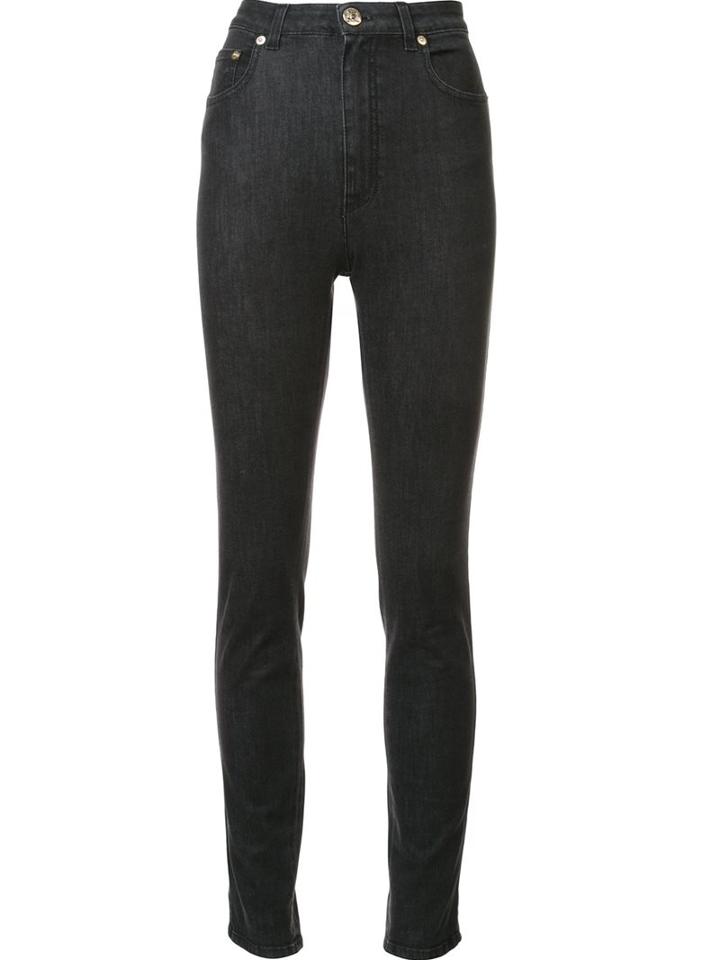 Sonia Rykiel Skinny Regular Trousers, Women's, Size: 36, Grey, Cotton/spandex/elastane