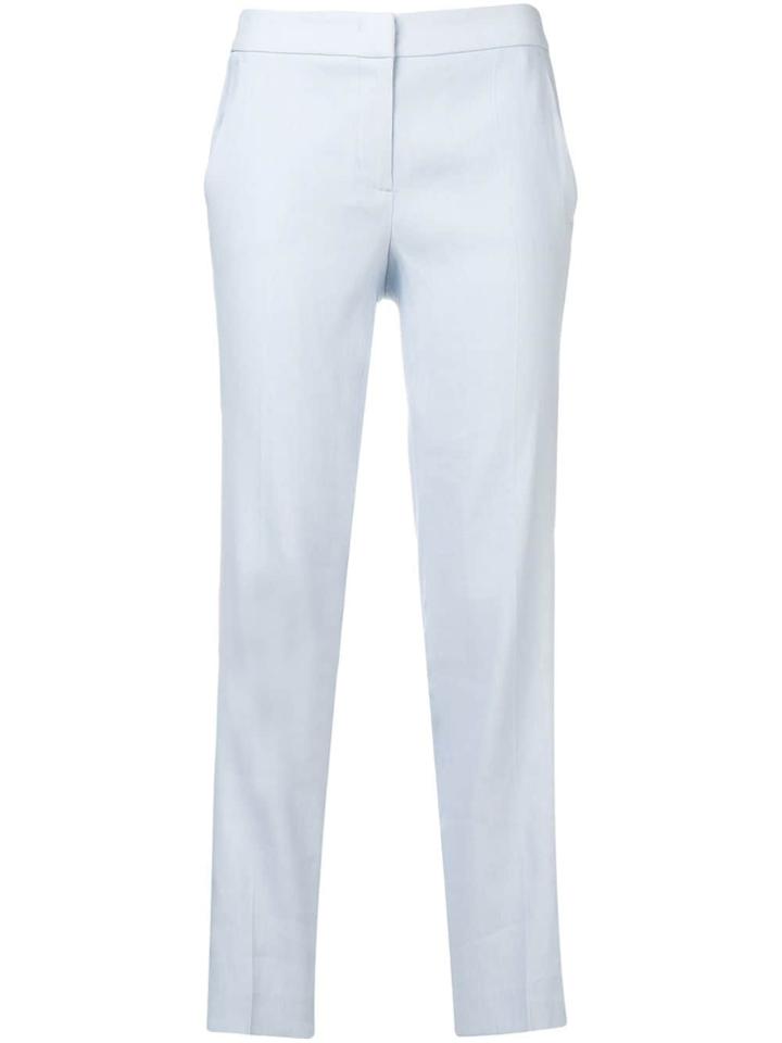 Luisa Cerano Cropped Tailored Trousers - Blue