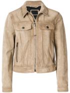Diesel Black Gold Lavenere Casual Collared Jacket With Front Pockets -