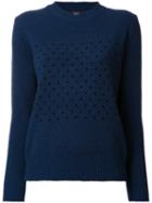 Steffen Schraut Round Neck Jumper, Women's, Size: 38, Blue, Cashmere