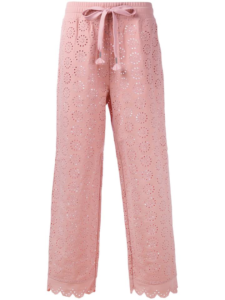 Fenty X Puma Embroidered Trousers - Pink & Purple