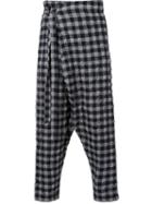 Forme D'expression Wrap Pants, Men's, Size: Medium, Grey, Cotton/wool