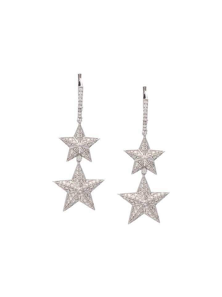 Lynn Ban Star Earrings, Women's, Metallic