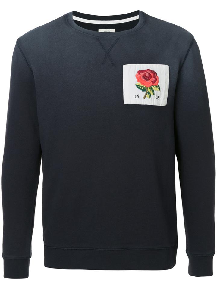 Kent & Curwen Logo Patch Sweatshirt - Blue