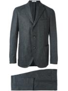 Boglioli Two Piece Suit, Men's, Size: 48, Grey, Acetate/cupro/wool