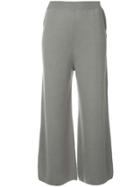 G.v.g.v. Milano Ribbed Bow Knot Back Trousers - Grey