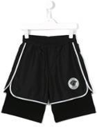 Young Versace Medusa Track Shorts, Boy's, Size: 8 Yrs, Black