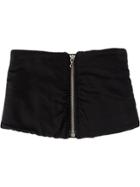 Julius Zipped Scarf - Black