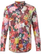Comme Des Garçons Homme Plus Floral Print Shirt, Men's, Size: Small, Polyester