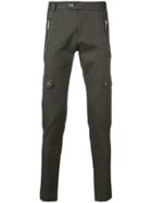 Les Hommes Tapered Cargo Trousers - Green