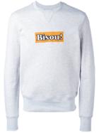 Ami Alexandre Mattiussi Embroidered Bisou! Sweatshirt - Grey